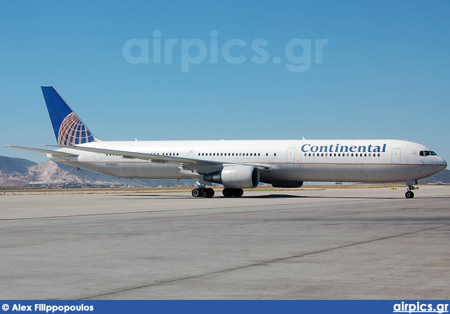 N76055, Boeing 767-400ER, Continental Airlines