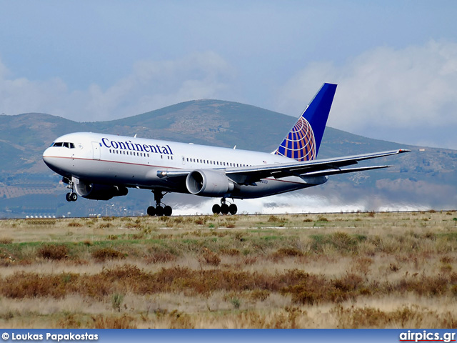 N76153, Boeing 767-200ER, Continental Airlines