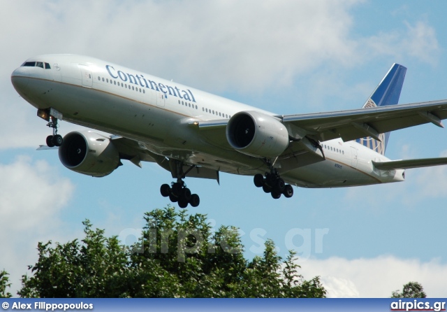 N79011, Boeing 777-200ER, Continental Airlines