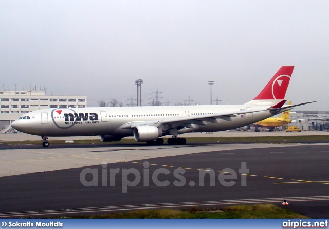 N817NW, Airbus A330-300, Northwest Airlines