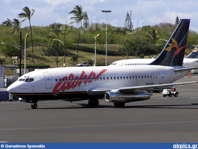N836AL, Boeing 737-200Adv, Aloha Airlines
