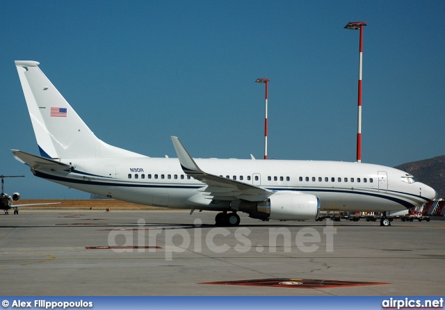 N90R, Boeing 737-700/BBJ, Private