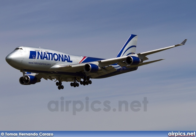 N919CA, Boeing 747-400(BCF), National Airlines