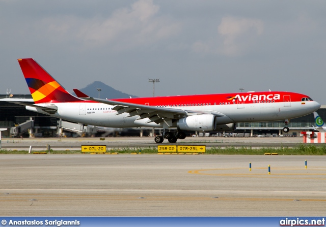 N969AV, Airbus A330-200, Avianca