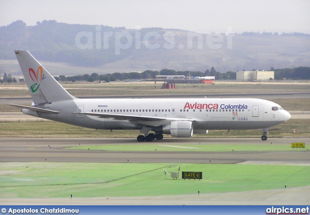 N988AN, Boeing 767-200ER, Avianca