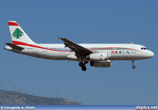 OD-MRT, Airbus A320-200, Middle East Airlines (MEA)