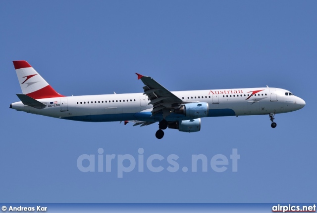 OE-LBD, Airbus A321-200, Austrian