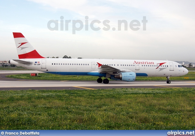OE-LBF, Airbus A321-200, Austrian