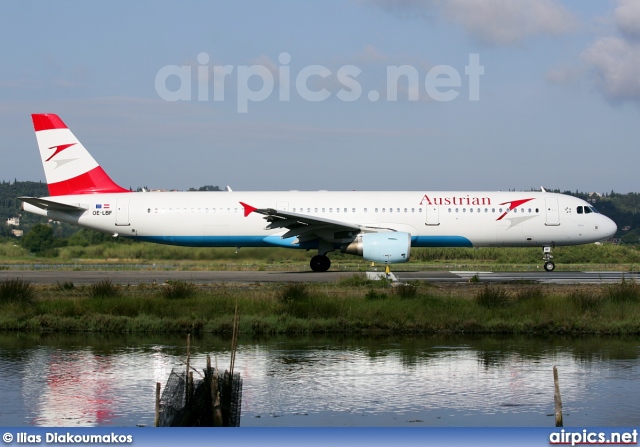 OE-LBF, Airbus A321-200, Austrian