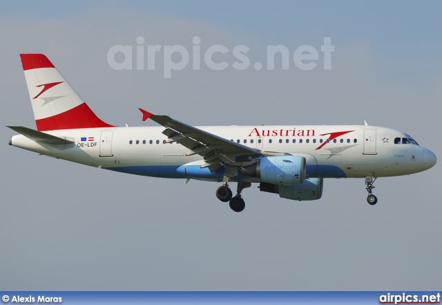 OE-LDF, Airbus A319-100, Austrian