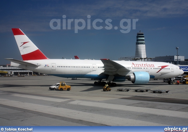 OE-LPB, Boeing 777-200, Austrian