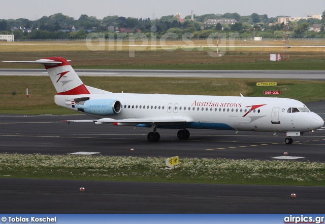 OE-LVF, Fokker F100, Austrian Arrows (Tyrolean Airways)