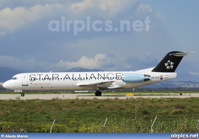 OE-LVG, Fokker F100, Austrian Arrows (Tyrolean Airways)