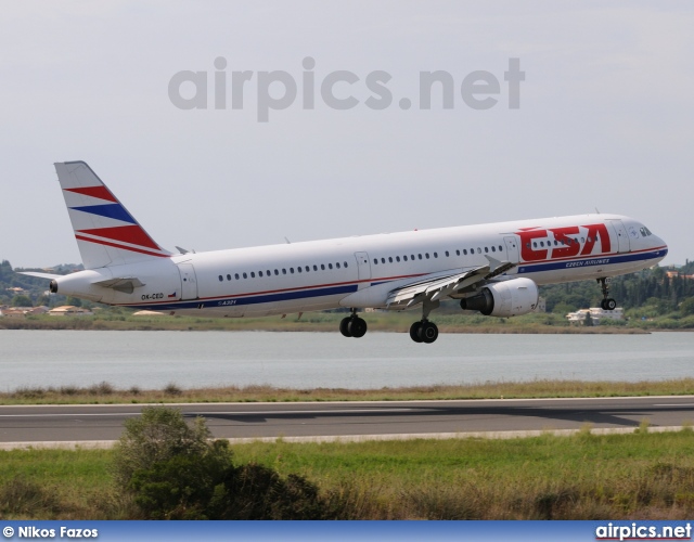 OK-CED, Airbus A321-200, CSA Czech Airlines