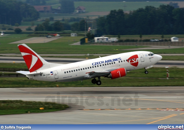 OK-CGK, Boeing 737-500, CSA Czech Airlines