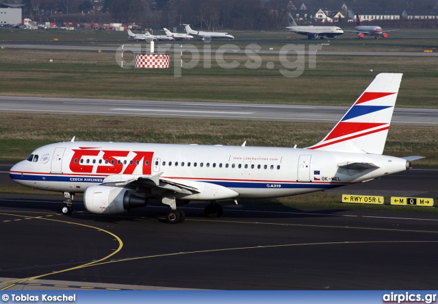 OK-MEL, Airbus A319-100, CSA Czech Airlines