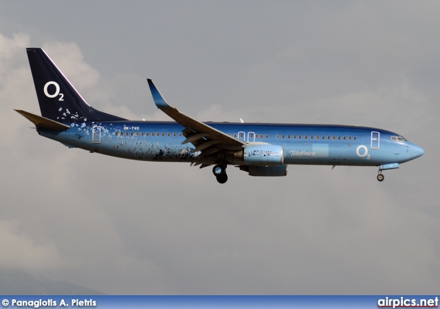 OK-TVC, Boeing 737-800, Travel Service (Czech Republic)