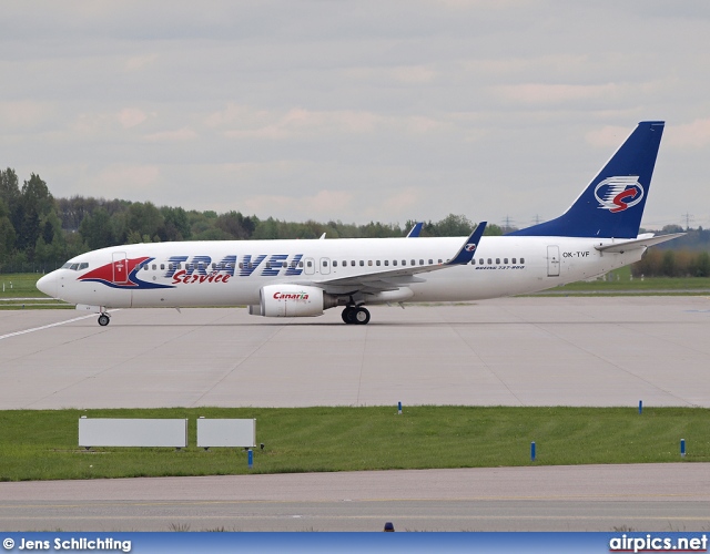 OK-TVF, Boeing 737-800, Travel Service (Czech Republic)