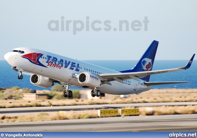 OK-TVN, Boeing 737-800, Travel Service (Czech Republic)