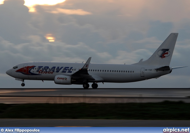 OK-TVP, Boeing 737-800, Travel Service (Czech Republic)