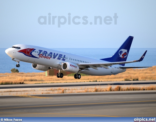 OK-TVR, Boeing 737-800, Travel Service (Slovakia)