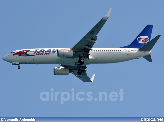 OK-TVT, Boeing 737-800, Travel Service (Czech Republic)