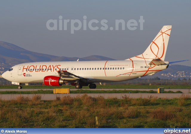 OK-WGX, Boeing 737-400, CSA Czech Airlines