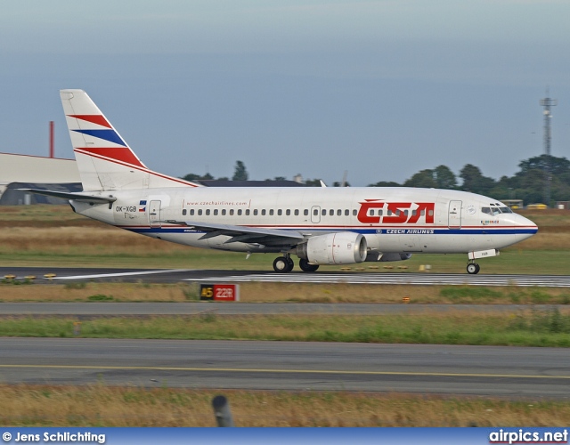 OK-XGB, Boeing 737-500, CSA Czech Airlines