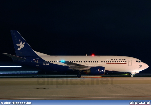 OM-AAD, Boeing 737-300, Slovak Airlines