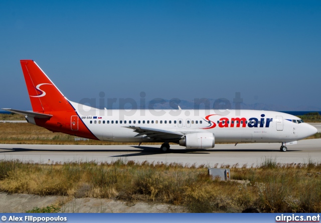 OM-SAA, Boeing 737-400, Samair