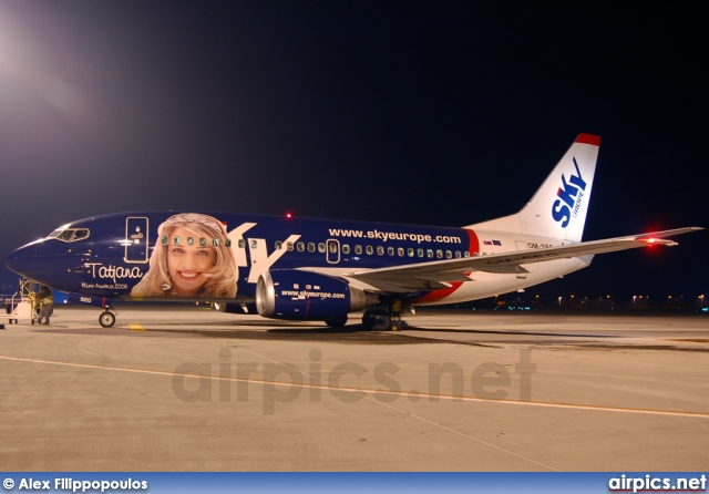 OM-SEG, Boeing 737-500, SkyEurope