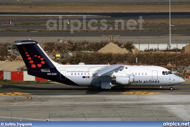 OO-DJW, British Aerospace Avro RJ85, Brussels Airlines