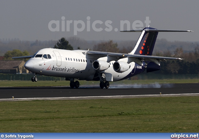 OO-DWE, British Aerospace Avro RJ100, Brussels Airlines