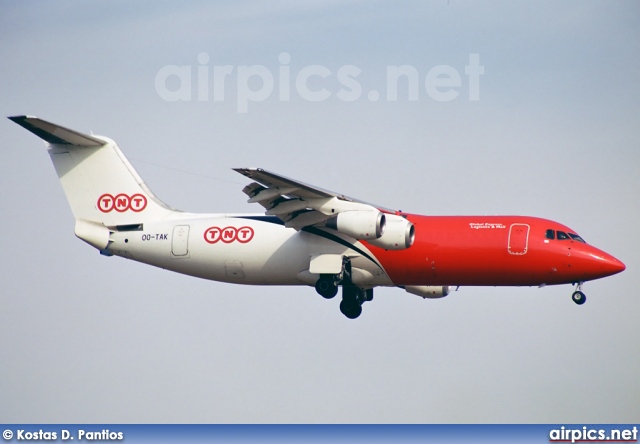 OO-TAK, British Aerospace BAe 146-300, TNT Airways