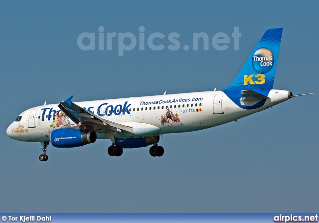 OO-TCN, Airbus A320-200, Thomas Cook Airlines (Belgium)