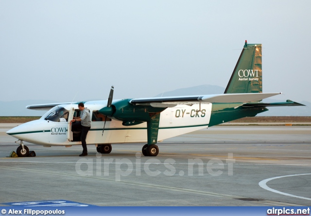 OY-CKS, Britten-Norman BN-2B Islander II, COWI Aerial Survey