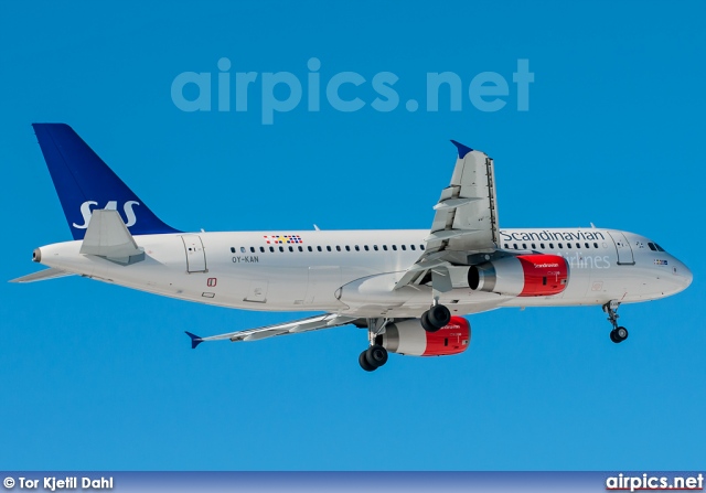 OY-KAN, Airbus A320-200, Scandinavian Airlines System (SAS)