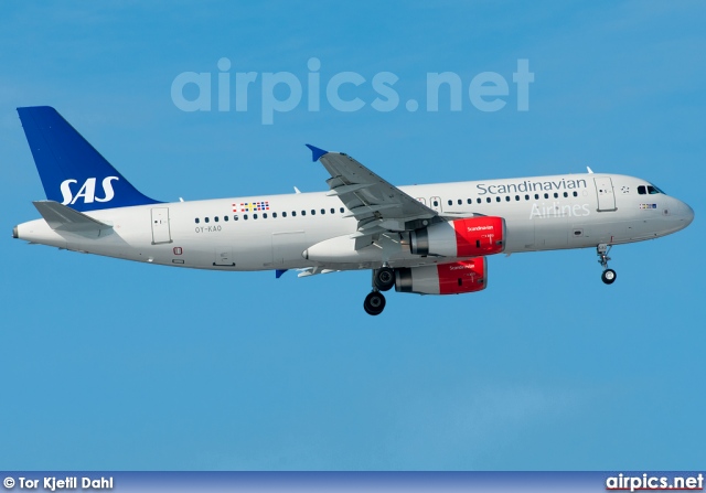 OY-KAO, Airbus A320-200, Scandinavian Airlines System (SAS)