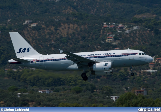 OY-KBO, Airbus A319-100, Scandinavian Airlines System (SAS)