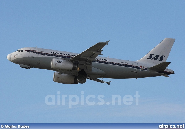 OY-KBO, Airbus A319-100, Scandinavian Airlines System (SAS)