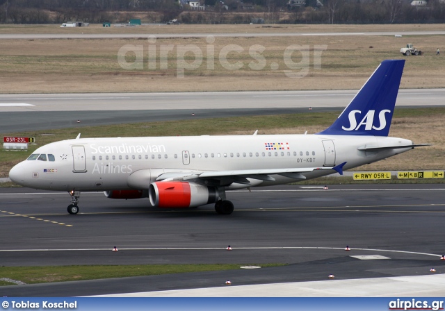 OY-KBT, Airbus A319-100, Scandinavian Airlines System (SAS)