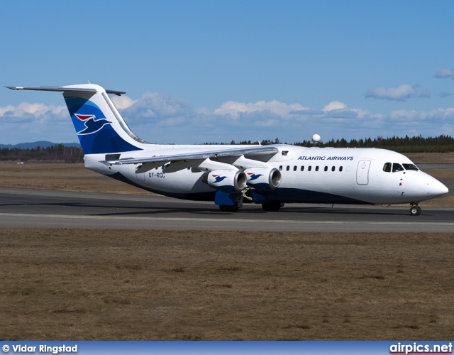 OY-RCC, British Aerospace Avro RJ100, Atlantic Airways