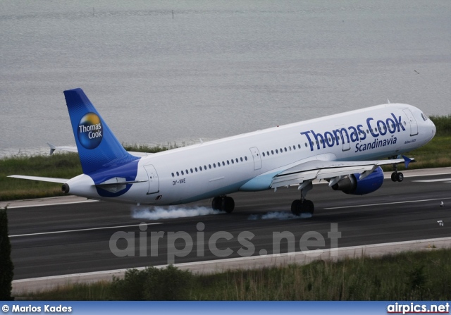 OY-VKE, Airbus A321-200, Thomas Cook Airlines Scandinavia