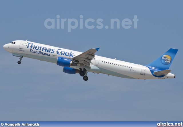 OY-VKE, Airbus A321-200, Thomas Cook Airlines Scandinavia