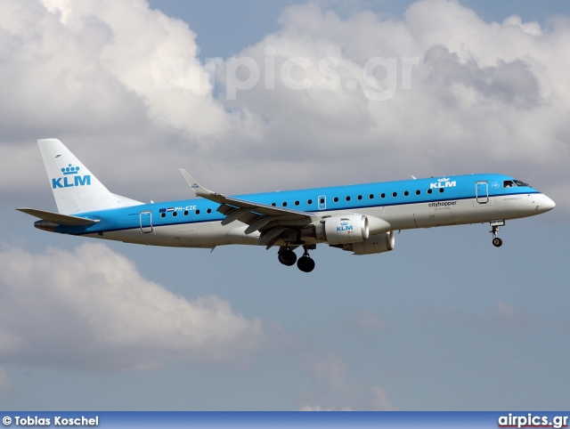 PH-EZE, Embraer ERJ 190-100STD (Embraer 190), KLM Cityhopper