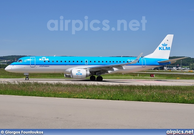 PH-EZG, Embraer ERJ 190-100STD (Embraer 190), KLM Cityhopper