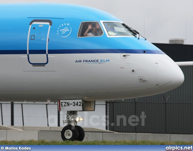 PH-EZN, Embraer ERJ 190-100STD (Embraer 190), KLM Cityhopper