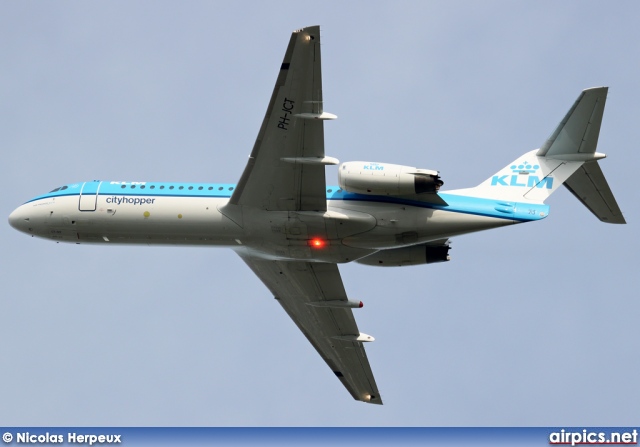 PH-JCT, Fokker 70, KLM Cityhopper