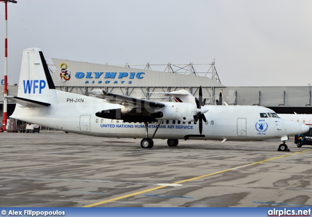 PH-JXN, Fokker 50, United Nations