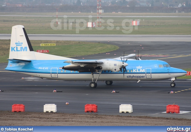 PH-KVK, Fokker 50, KLM Cityhopper